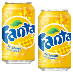 환타 파인애플 355ml x 48캔 (24캔x2박스), 48개