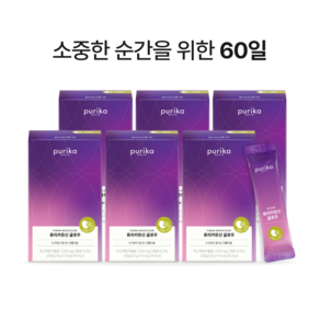 [본사공식몰] 뮤신 글로우 글로우 6박스 60포 키위맛, 200g