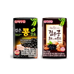 검은콩호두아몬드 140ml 48팩+검은콩칼슘 140ml 48팩