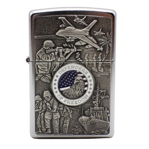 ZIPPO 지포라이터 24457 JOINED FORCES 오일포함