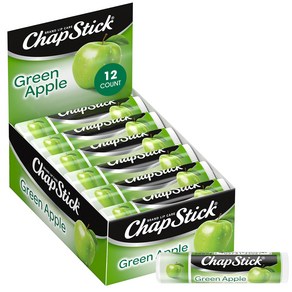 ChapStick 챕스틱 그린애플 사과 립밤 12개입, 1개