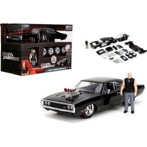 3350916 다이캐스트 미니카 자동차 미니어처 모형 1 24 분노의 질주 카 DOM s Dodge Chage R/Tw/DOM TORETTO BUILD N COLLECT, 1개