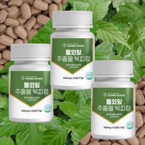 돌외잎 발효율피 레몬밤 추출 콤플렉스, 600mg, 360개