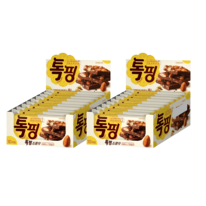 오리온 톡핑 아몬드 그래놀라 45g + 톡핑 헤이즐넛 그래놀라 45g 오 그래놀라바 (총20개) 골라담기