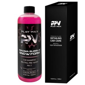 플레이왁스 playwax 마그마버블 고농축 카샴푸 500ml + 계량컵증정, 1개