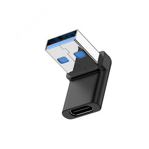 USB C타입 OTG 꺽임 젠더 JA127, 1개