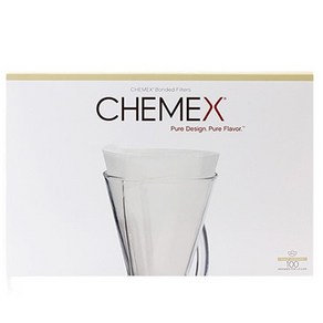 CHEMEX, 화이트, 1개, 커피필터, 100개, 1개, 523ml