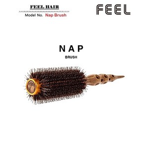 [FEEL JAPAN] Nap Bush 롤빗 (해외직구 일본헤어샵 일본 아이돌 롤빗 헤어롤빗), 2호, 1개