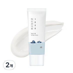 라운드랩 1025 독도 선크림 SPF50+ PA++++, 35ml, 2개