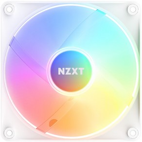 NZXT F120 RGB CORE White (1PACK) 시스템 케이스 쿨러, 1개