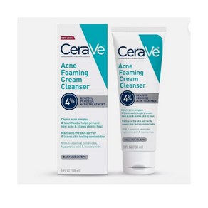 세라비 크림 ceave CeaVe 페이스 여드름 포밍 클렌저 4% 과산화벤조일 5FL oz 150 1개 202573, 150ml