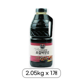 백설 소갈비양념, 2.05kg, 1개