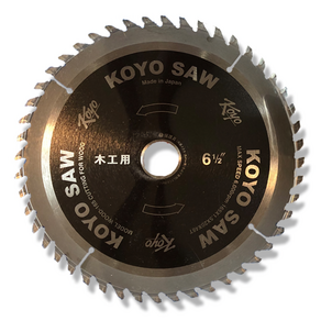 KOYO 목공용 165mm 내경 20mm 충전 원형톱 톱날 일제 팁쇼 팁쏘 코요, 1개