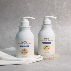 라퓨 고보습 아기 베이비 로션 파우더향, 1개, 500ml