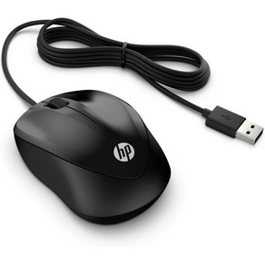 HP 유선 마우스 HP 1000 USB/블랙