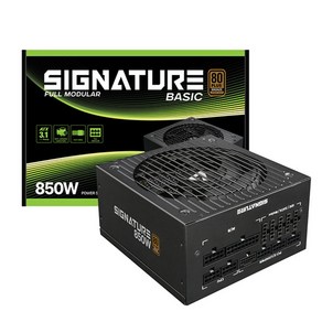 AONE 시그니처 850W 80PLUS BRONZE 풀모듈러 베이직 ATX 3.1