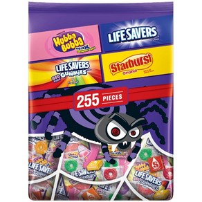 HUBBA BUBBA LIFE SAVERS 젤리 & 하드 캔디 스타버스트 할로윈 버라이어티 백 255피스 175901