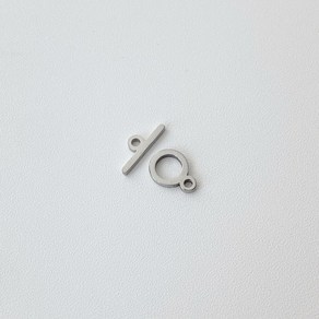 31034 써지컬 부자재 잠금 장식 미니 납작 토글바 6x10mm (1개)