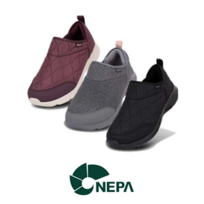 [백화점 매장판] 네파 NEPA 여성 캐주얼 경량 패션 데일리 보온 패딩 신발 슬립온