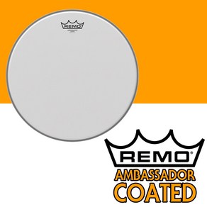 Remo Ambassado Coated 엠버서더 코티드 드럼헤드 8-16