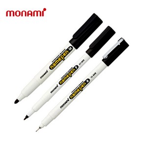 monami name pen 모나미 네임펜 X 네임펜 F 네임펜 M, F-적색