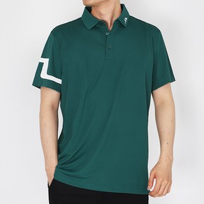 제이린드버그 남성 Golf Wear 반팔티 폴로티 히스 Regular Fit 포레스트+화이트 로고