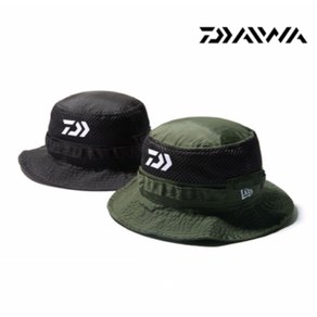 다이와 모자 뉴에라 콜라보 버킷햇 DC-5041NK 낚시 벙거지, 카키 L/XL