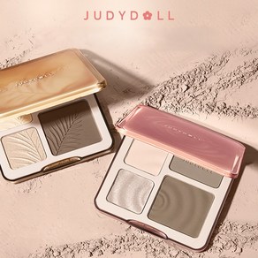 judydoll 팔레트 3D 페이셜 메이크업 팔레트 글로우 브라이트닝 컨투어 쉬머 매트 파우더 2종 (사은품 증정), 02, 1개