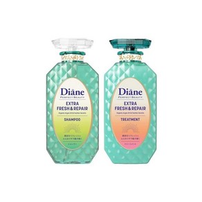 [2024년] 다이앤 샴푸&트리트먼트 [자몽&박하향] 퍼펙트 뷰티 엑스트라 프레시 & 리페어 450ml × 2, 1개