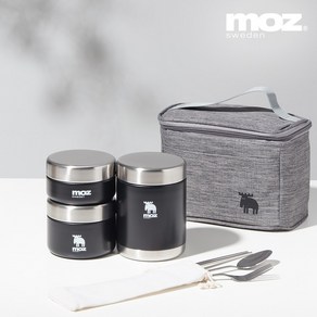 MOZ 스웨덴 316 올스텐 보온도시락 3종 도시락가방 수저 세트