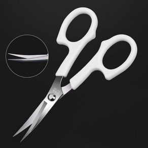 휘어진 머리 자수 가위 곡선 머리 금 원단 크로스 스티치 수공예 도구 원사 가위, 13cm, 1개