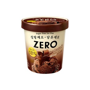 제로 아이스 딥초콜릿 파인트 ZERO 당류제로 아이스크림