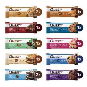 Quest Nutrition Ultimate 프로틴바 버라이어티팩 고단백 저탄수 12개입