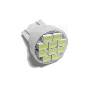 12V T10 10칩 전방형 LED전구 계기판 미등 10 smd, 1개