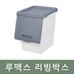 리템 루맥스 리빙박스 슬림형 대형 68065 GR, 선택옵션:그레이(GR), 본상품선택, 1개