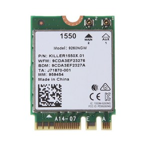 9260NGW M.2 와이파이 카드 무선 네트워크 카드 2.4g/5g 블루투스 호환 5.0