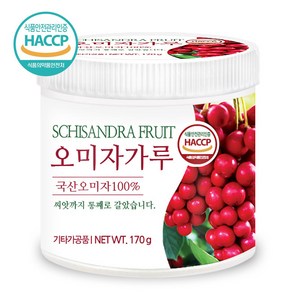 푸른들판 오미자 가루 haccp 인증, 170g, 1개