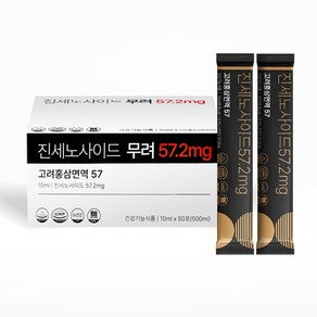 진세노사이드 57.2mg 고려홍삼면역 57 홍삼스틱