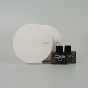 코너 CONER 1+1 할인세트 스타터키트 공간향기솔루션 전자 스마트 디퓨저 방향제, 드롭티, 벨벳바이나, 2개, 55ml