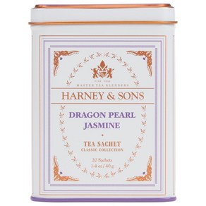 Haney & Sons Dagon Peal Jasmine Tea 20 Count(Pack of 1) 하니앤썬즈 드래곤펄 재스민 티 20개(1팩), 49.9g, 1개입, 1개