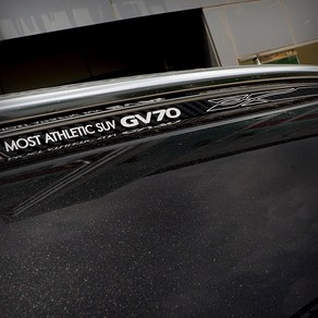 [호환상품] GV70 도어스커프 럭셔리 익스테리어 알루미늄 드레스업 몰딩, 실버