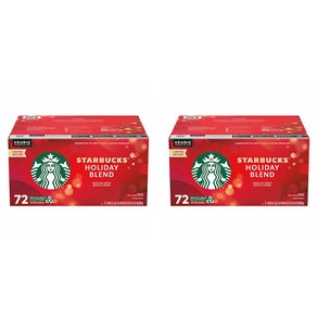 스타벅스 커피 홀리데이 블렌드 K Cup 캡슐 72개 x2 Coffee Holiday Blend K-Cup Pods, 828g, 2개, 72개입