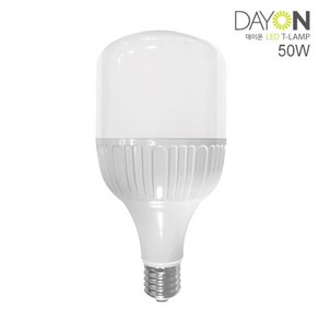 DNN 데이온 DAYON LED T-LAMP LED전구 50W E39 주광색 6500K 전구색 3000K, 1개