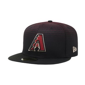 뉴에라 [슈즈네][정품] MLB 어센틱 애리조나 다이아몬드백스 게임 야구모자 59FIFTY 메이저리그 선수모자 사이즈캡