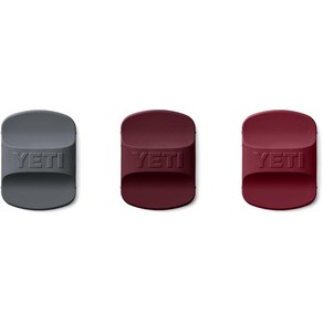 YETI 텀블러 뚜껑 교체용 자석 MagSlides 3 Pack, 베인레드, 1개