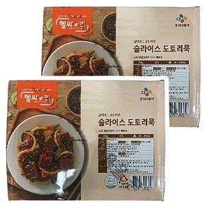 CJ 헬씨누리 슬라이스 도토리묵 2kg, 2개