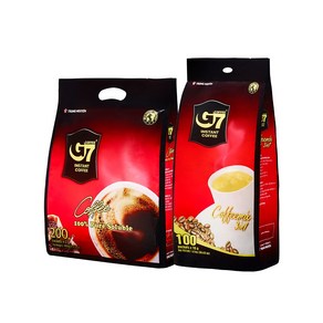 G7 블랙커피 2g x 200p + G7 3in1 커피믹스 16g x 100p