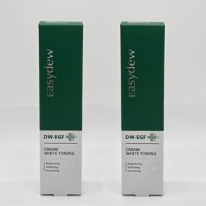 DW [대웅제약] 화이트 토닝 이지듀 재생 EGF크림 50ml, 2개