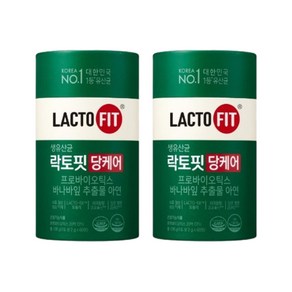 종근당건강 락토핏 당케어 2g 60포 2개, 120g