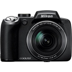 18x 광각 광학 진동 감소 줌 기능이 있는 nikon coolpix p80 10.1mp 디지털 카메라 사용검은색